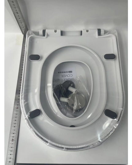 Capac de Toaleta cu Reductie 1, pentru Copii si Adulti, Coborare Lenta si Silentioasa, Instalare Usoara, din PP5 , in Forma de U