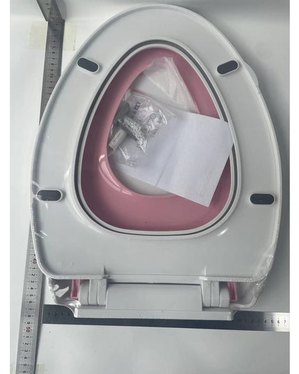 Capac de Toaleta cu Reductie 1, pentru Copii +3 Ani si Adulti, Coborare Lenta si Silentioasa, Instalare Usoara, din PP5 , in Forma de O