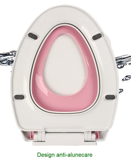 Capac de Toaleta cu Reductie 1, pentru Copii +3 Ani si Adulti, Coborare Lenta si Silentioasa, Instalare Usoara, din PP5 , in Forma de U