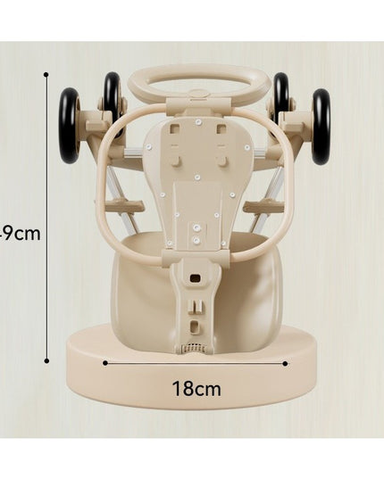 Carucior Pliabil, 1-3 Ani, Reversibil, 4 Roti, Parasolar, din Aliaj de Aluminiu + Plastic + Textil