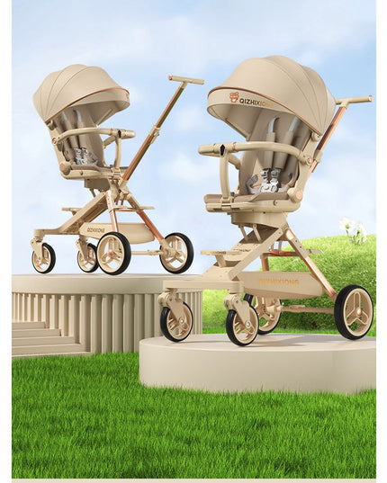 Carucior Sport 3in1, 6-36 Luni, Pliabil, Tavita pentru Masa, Pat de Dormit, Centura de Siguranta, Roti 360 Grade, Reversibil, Parasolar, Maner Reglabil