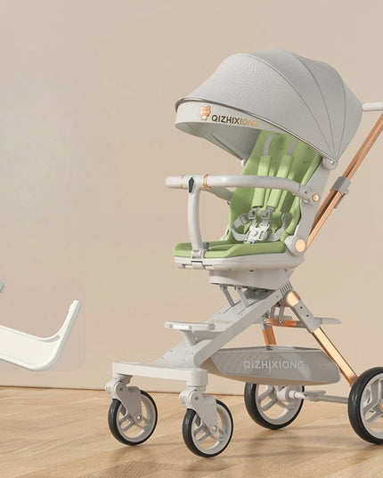 Carucior Sport 3in1, 6-36 Luni, Pliabil, Tavita pentru Masa, Pat de Dormit, Centura de Siguranta, Roti 360 Grade, Reversibil, Parasolar, Maner Reglabil