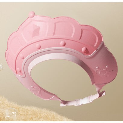 Casca de Dus, Previne Scurgerea Apei si Samponului pe Fata, 0-12 Ani, Ajustabila, din TPE+PP,Model Coroana