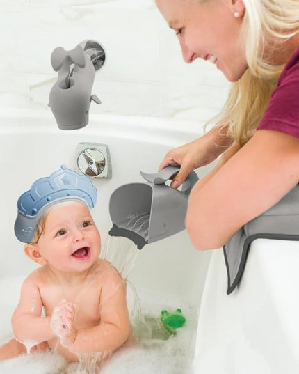 Casca de Dus, Previne Scurgerea Apei si Samponului pe Fata, 0-12 Ani, Ajustabila, din TPE+PP,Model Coroana