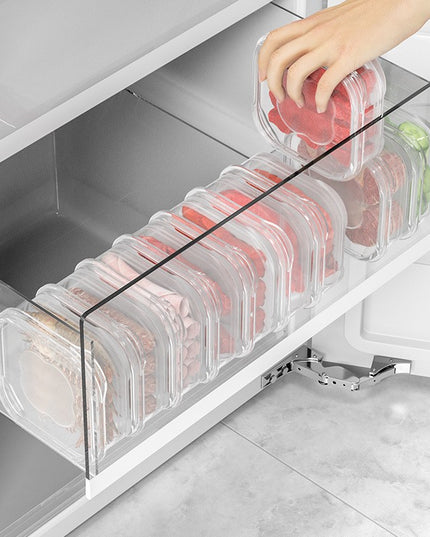 Caserola Alimentara, pentru Pastrare a Alimentelor, Depozitare pentru Frigider, Sigilata Dreptunghiulara, din Plastic,350ml