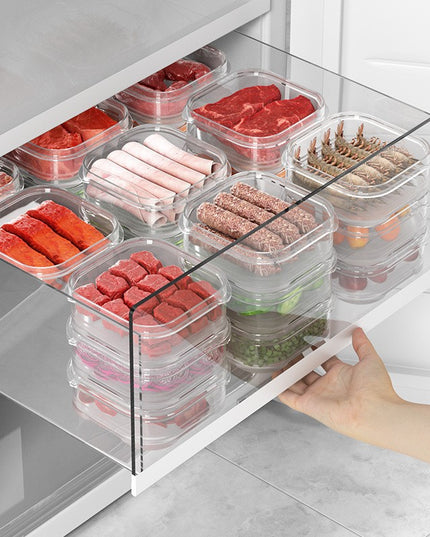 Caserola Alimentara, pentru Pastrare a Alimentelor, Depozitare pentru Frigider, Sigilata Dreptunghiulara, din Plastic,350ml