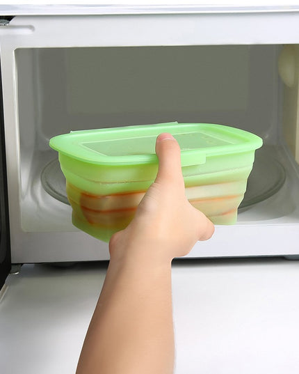 Caserola din Silicon, Pliabila, 1L,Rezistenta Temperaturi Extreme