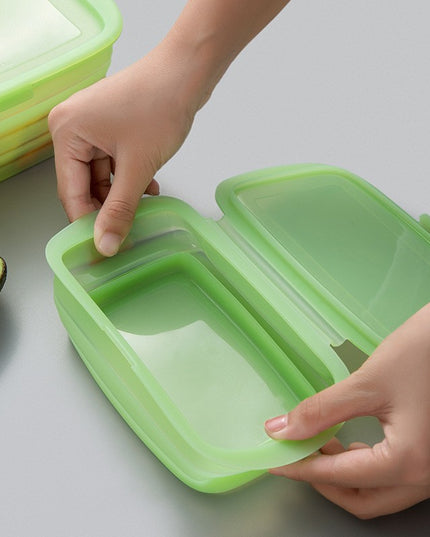 Caserola din Silicon, Pliabila, 1L,Rezistenta Temperaturi Extreme