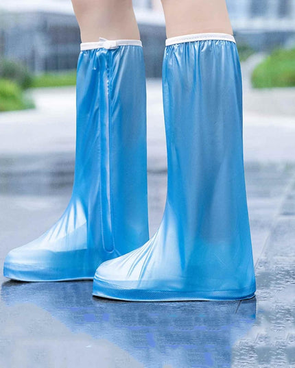 Protectie Incaltaminte pentru Ploaie si Noroi, Impermeabila, Talpa Antiderapanta, cu Fermoar si Capsa, Inaltime , Marime S 34-35