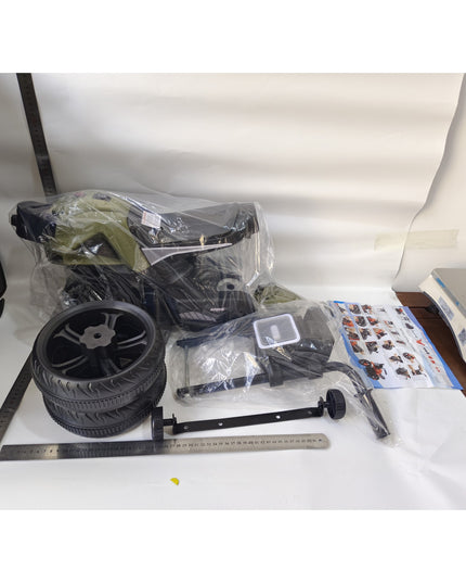 Motocicleta Electrica cu 2 Roti Mari si 2 Roti Ajutatoare, Acumulator Incarcare, Anti-Rasturnare, Lumini, Muzica, Motor:380, Baterie 6V4.5, 41.5x70x34 cm, 4.5 Kg, 3 Ani+