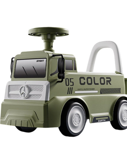 Mașinuță pentru copii, 3 ani, Model Camion, Sport, Claxon, Depozitare