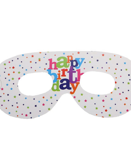 6 Masti Tematice, Colectia Happy Birthday,din Carton