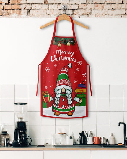 Sort de Bucatarie Decorativ, Tema Craciun,Model Elf, din Poliester
