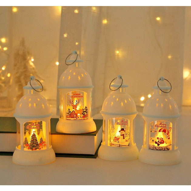 Decoratiune de Craciun, Model Sfesnic de Birou, Brad de Craciun, din Plastic, cu Inel de Agatat