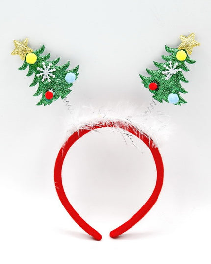 Coronita Decorativa, Tema Craciun,Model Brazi de Craciun, Marime Universala