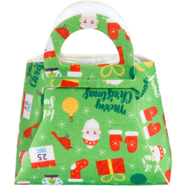 Geanta pentru Copii, Pliabila, pentru Cadouri de Craciun, din Panza Netesuta