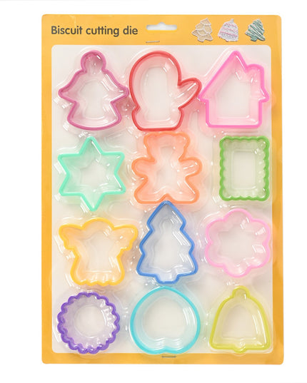 12 forme pentru prajituri material polipropilena, diverse forme, pentru orice ocazie, adancime