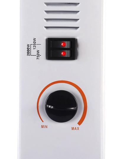 Convector Electric Clasic, 2000W, 3 Trepte de Putere, Termostat