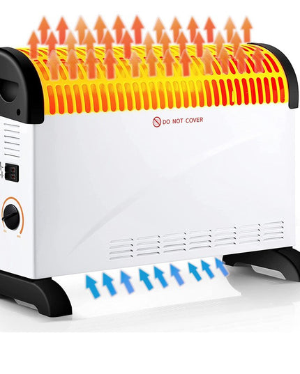 Convector Electric Clasic, 2000W, 3 Trepte de Putere, Termostat