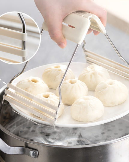 Clema pentru Boluri, Anti-Alunecare, din Silicon, de Uz Casnic, Rezistent la Temperaturi Inalte