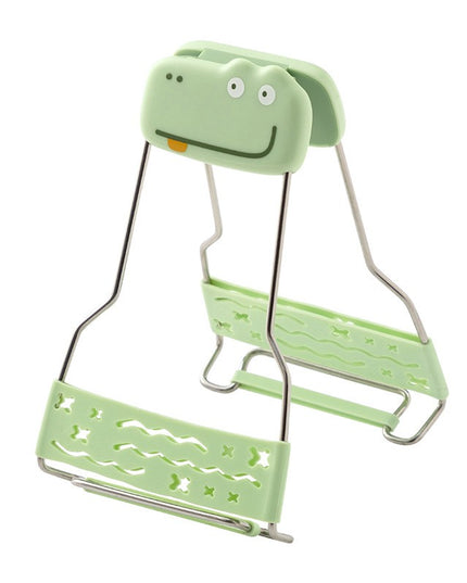 Clema pentru Boluri Creativa, Anti-Alunecare, din Silicon, de Uz Casnic, Rezistent la Temperaturi Inalte, Model Animat