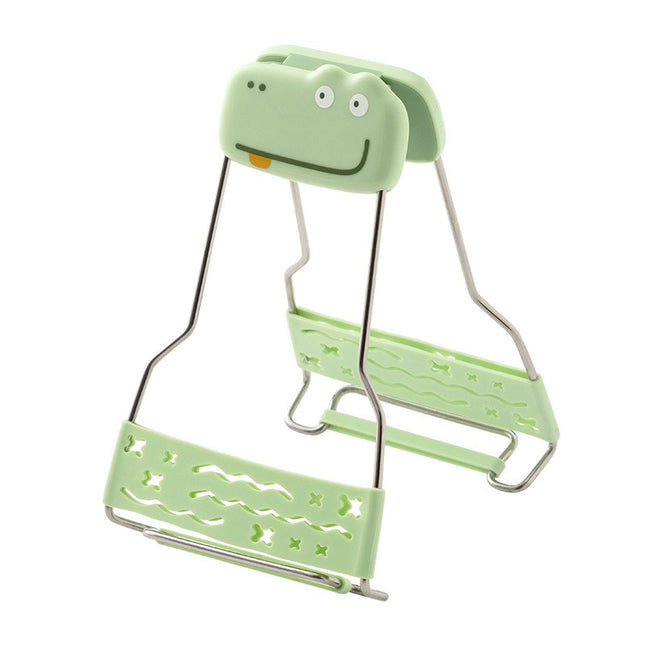 Clema pentru Boluri Creativa, Anti-Alunecare, din Silicon, de Uz Casnic, Rezistent la Temperaturi Inalte, Model Animat