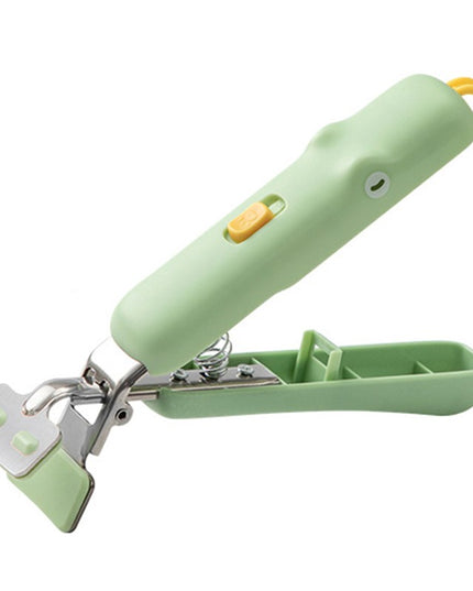 Clema pentru Boluri, Anti-Alunecare, din Silicon, de Uz Casnic, Rezistent la Temperaturi Inalte, Model Animat, Maner si Cleste Inox