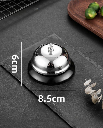 Clopotel sonerie metalica pentru receptie hoteluri, baruri, restaurante, material metal si plastic