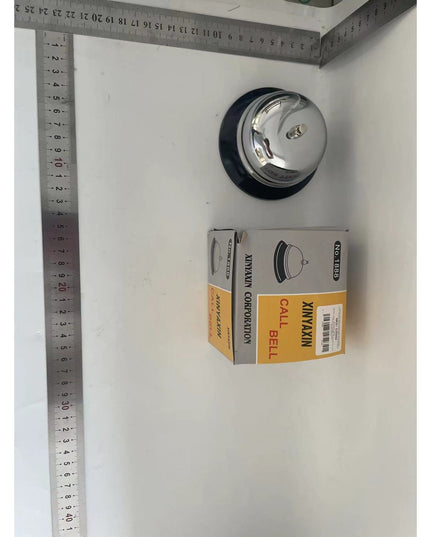 Clopotel sonerie metalica pentru receptie hoteluri, baruri, restaurante, material metal si plastic