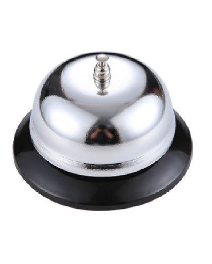 Clopotel sonerie metalica pentru receptie hoteluri, baruri, restaurante, material metal si plastic
