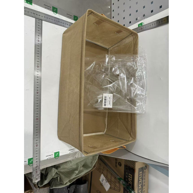 Depozitare pentru Haine, lucruri, din Textil cu Cadru Metalic, Manere Laterale, forma Dreptunghiulara,volum 26 L