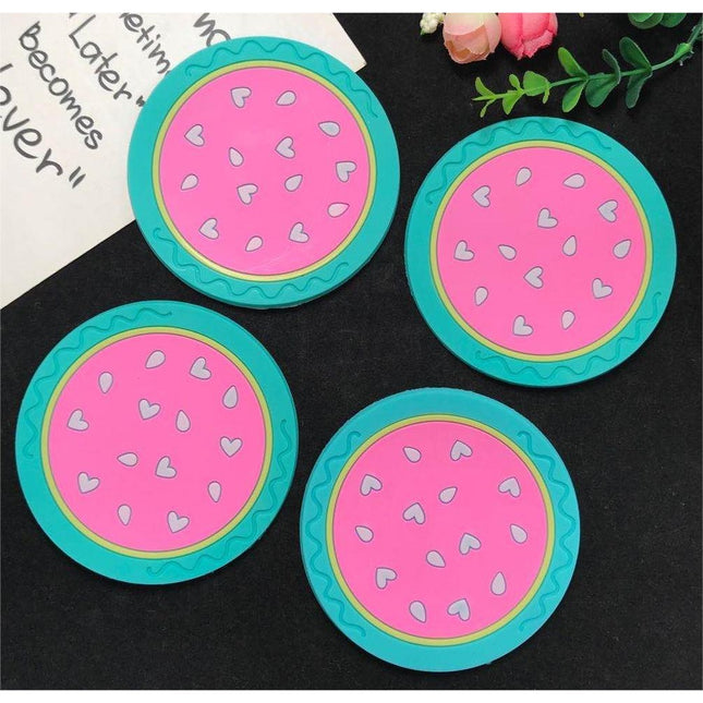 Suport pentru Pahar, Model Pepene, din PVC, , Rezistent la Caldura