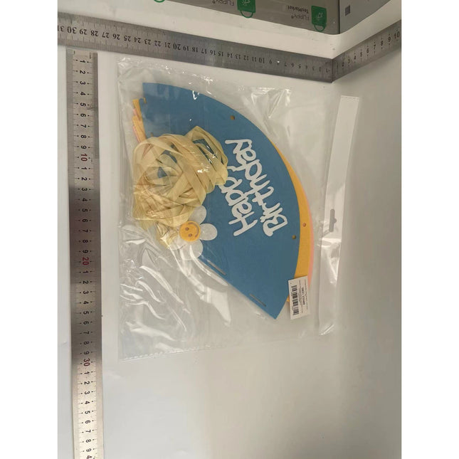 3 Coifuri Happy Birthday, pentru Petrecere, Tematica Aniversare, cu Floare din Spuma