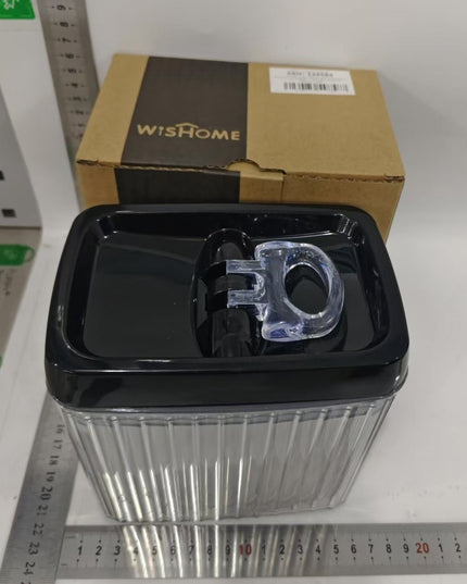 Recipient din Plastic, pentru Alimente/Obiecte, Inchidere Ermetica, Textura Ondulata,3.3 l