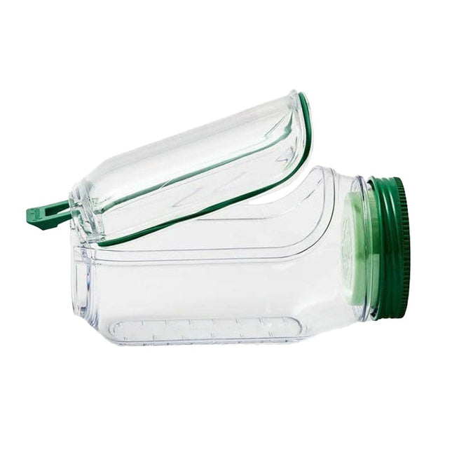 Container Caserola pentru Salata,, Borcan pentru Salata, din PP, Gradat in ml, 1L, 19 x 10 x 10 cm, Capac , Transparenta