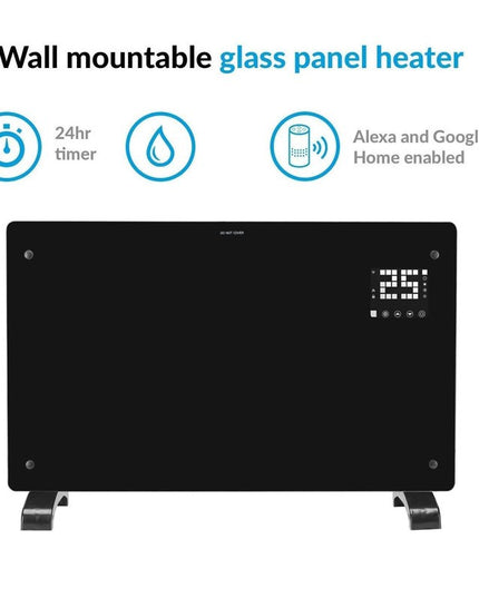 Convector Electric, Flippry, 2000W, Wi-Fi, Termostat, afisaj LED, Touch Screen, Control din Telefon