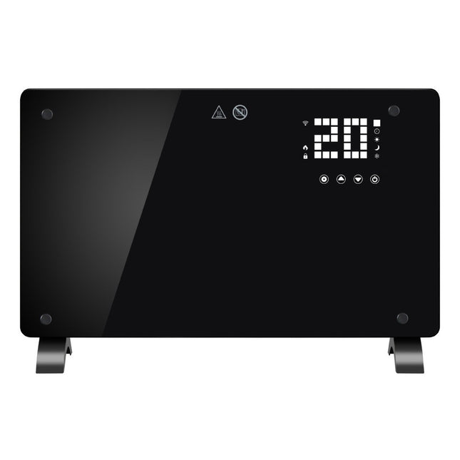 Convector Electric, Flippry, 2000W, Wi-Fi, Termostat, afisaj LED, Touch Screen, Control din Telefon