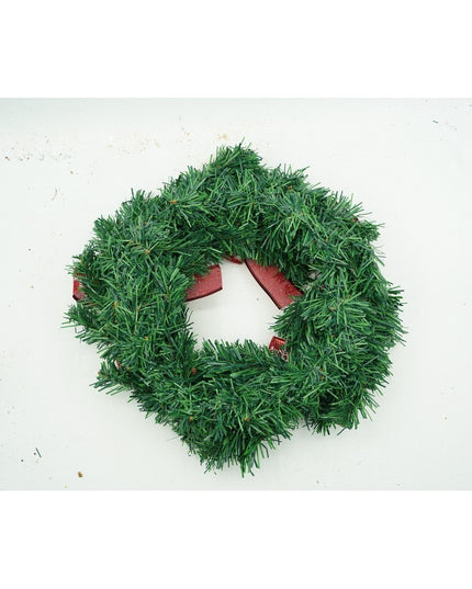 Coronita de Craciun pentru usa, - , 40 cm, PVC, Artificiala, Decorata, Interior/Exterior