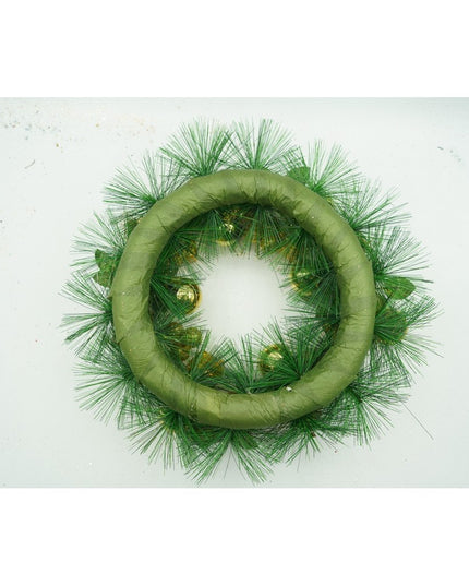 Coronita de Craciun pentru usa, - , 40 cm, PVC, Artificiala, Decorata, Interior/Exterior