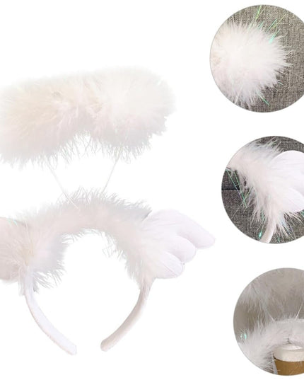 Coronita de Ingeras pentru Copii, Bentita cu Aura, Marime Universala