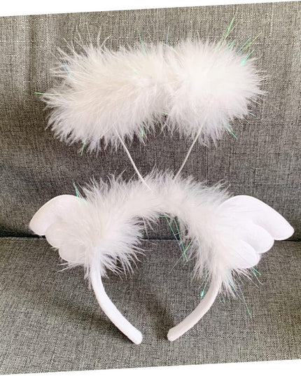 Coronita de Ingeras pentru Copii, Bentita cu Aura, Marime Universala