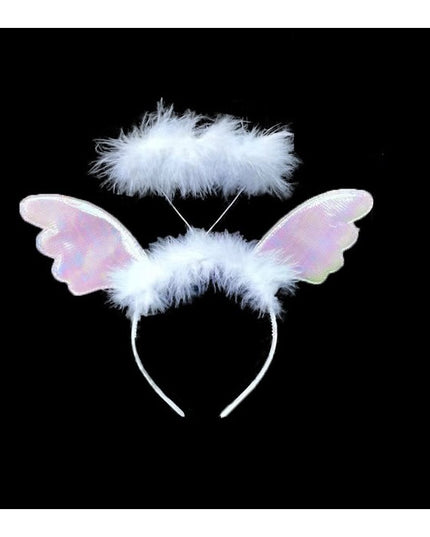 Coronita de Ingeras pentru Copii, Bentita cu Aura, Marime Universala