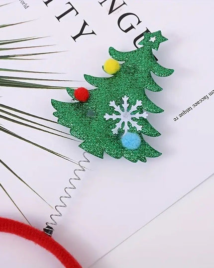 Coronita Decorativa, Tema Craciun,Model Brazi de Craciun, Marime Universala