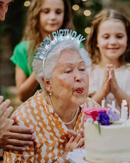 Coronita Decorativa pentru Petreceri, Tema Aniversare, Model Happy Birthday, Marime Universala