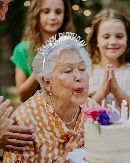 Coronita Decorativa pentru Petreceri, Tema Aniversare, Model Happy Birthday, Marime Universala