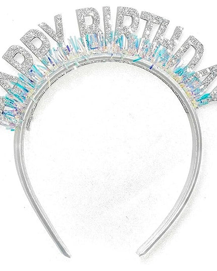 Coronita Decorativa pentru Petreceri, Tema Aniversare, Model Happy Birthday, Marime Universala