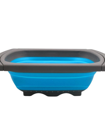 Cos de Scurgere Retractabil pentru Chiuveta, cu Filtru, pentru Fructe si Legume, de Uz Casnic,Design Extensibil pana la , cu Manere de Prindere