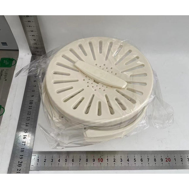 Strecuratoare 1 pentru Fructe si Legume, Cos de Scurgere si de Depozitare,din PP, cu Maner si Capac