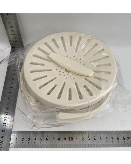 Strecuratoare 1 pentru Fructe si Legume, Cos de Scurgere si de Depozitare,din PP, cu Maner si Capac