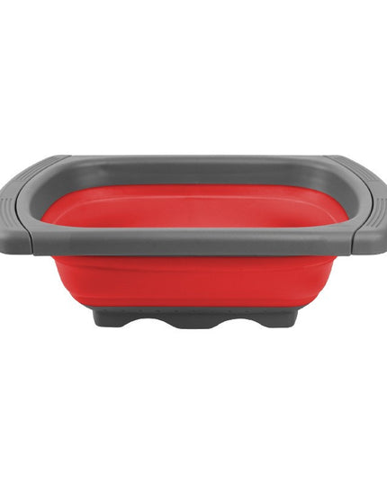 Cos de Scurgere Retractabil pentru Chiuveta, cu Filtru, pentru Fructe si Legume, de Uz Casnic,Design Extensibil pana la , cu Manere de Prindere